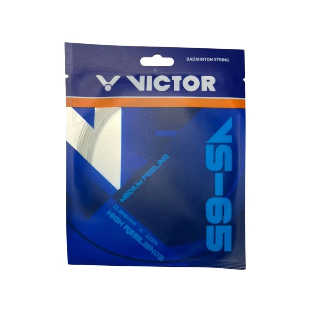 Victor VS-65 0.66mm String (White) White 10m Set String (Packs) Victor