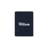Wilson Wide Terry Wristband (2 Pack) - Black Classic Navy One Size Accessories Wilson