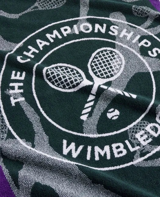 Wimbledon Championships Towel 2024 - Classic Green & Purple
