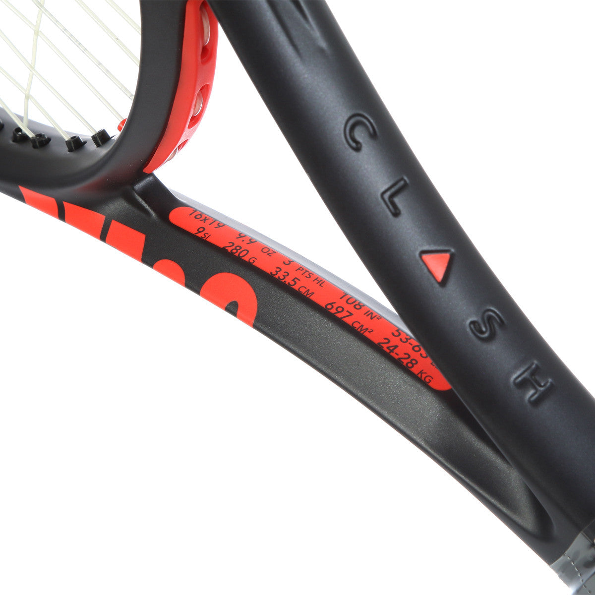 Wilson Clash 108 V3 Tennis Racket - Black Tennis Rackets Wilson