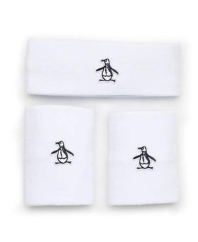 Original Penguin Solid (OGASE014) Headband and Wristband Set Unisex Accessories Original Penguin