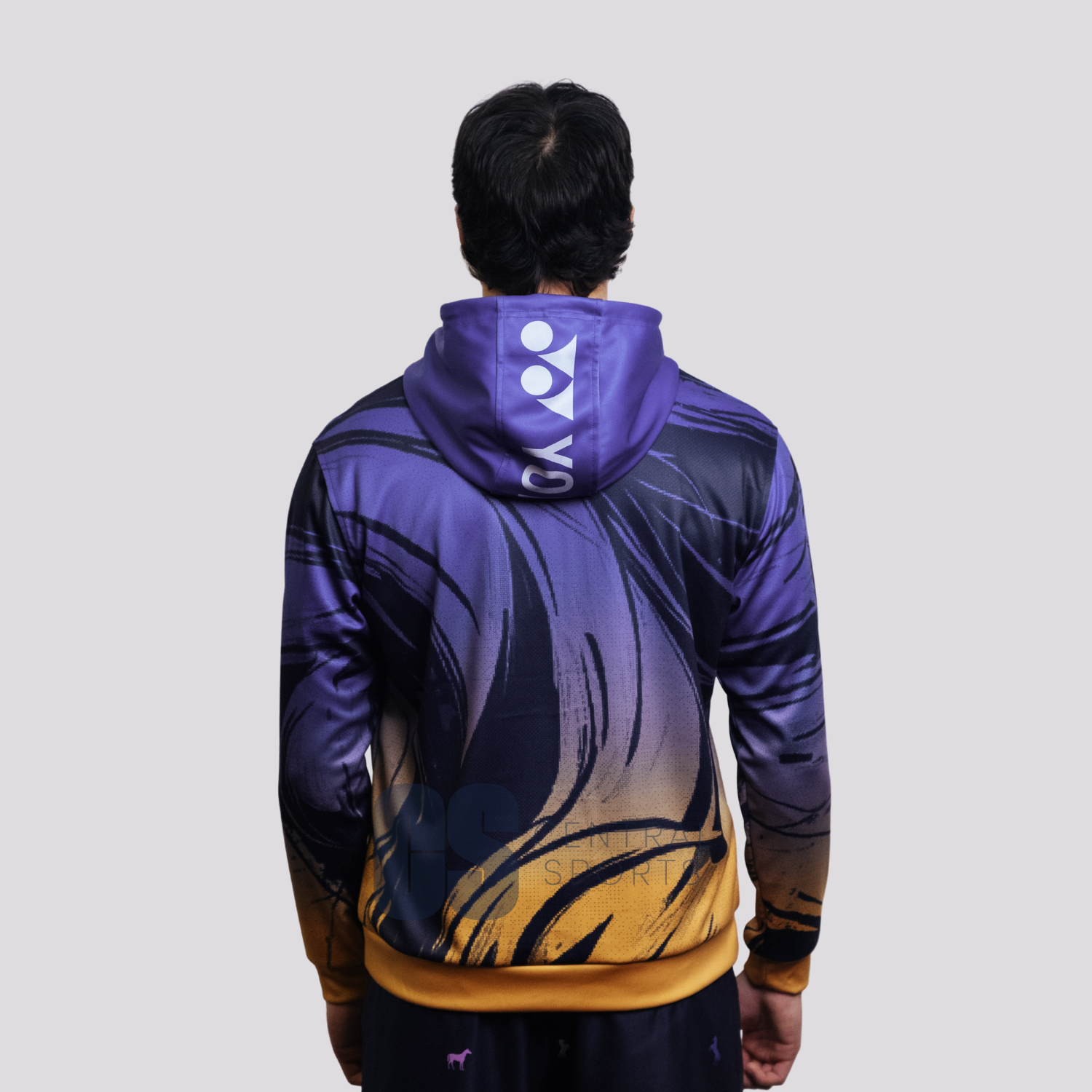 Yonex Imperial Charge – Unisex Overhead Hoodie (Celestial Purple / Pale Gold) Yonex CNY2026 Hood Sweat B Unisex Clothing Yonex