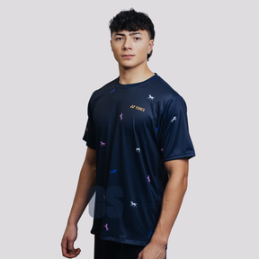 Yonex Midnight Parade – Men’s Performance Shirt (Ink Blue) Yonex CNY2026 TT C Men Clothing Yonex