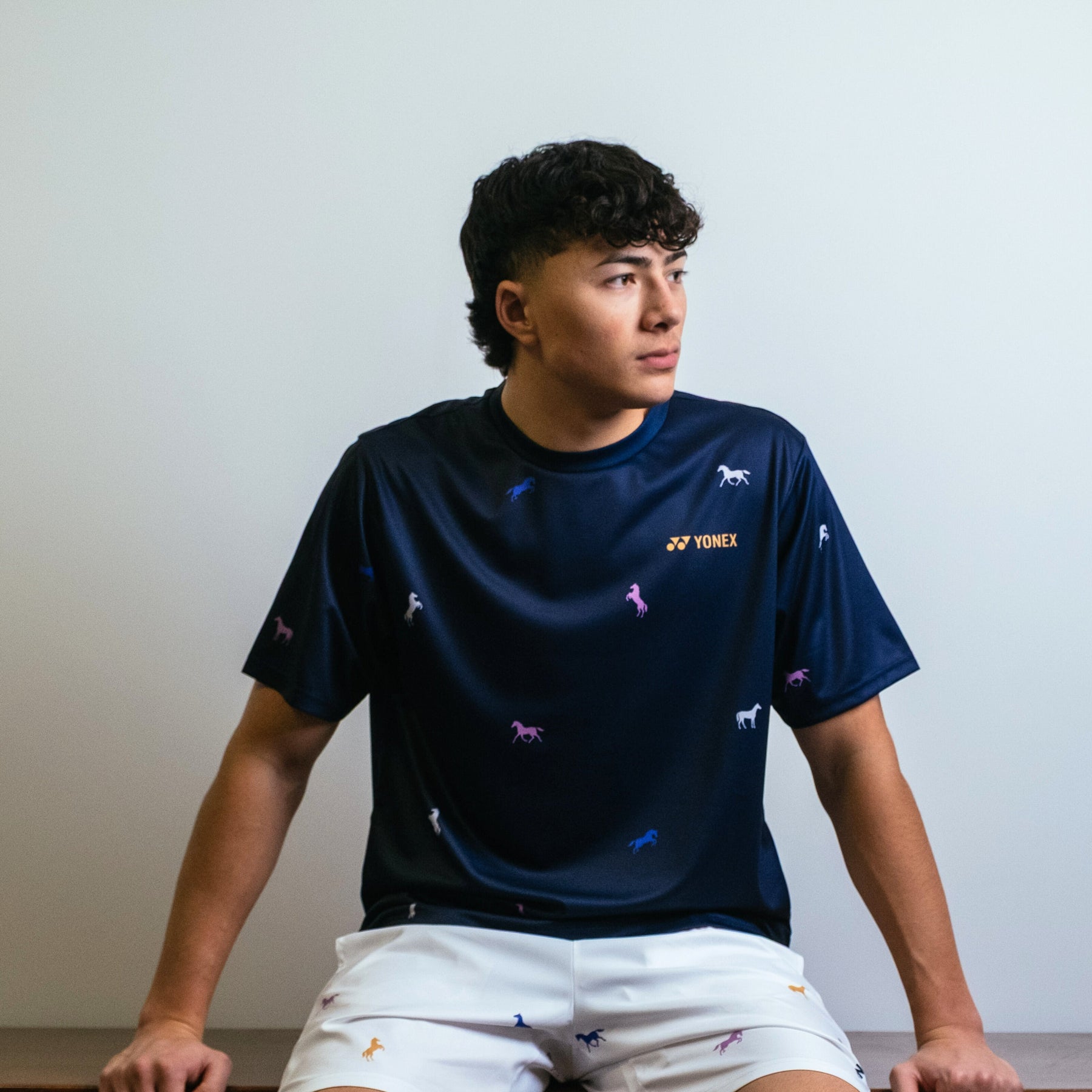 Yonex Midnight Parade – Men’s Performance Shirt (Ink Blue) Yonex CNY2026 TT C Men Clothing Yonex