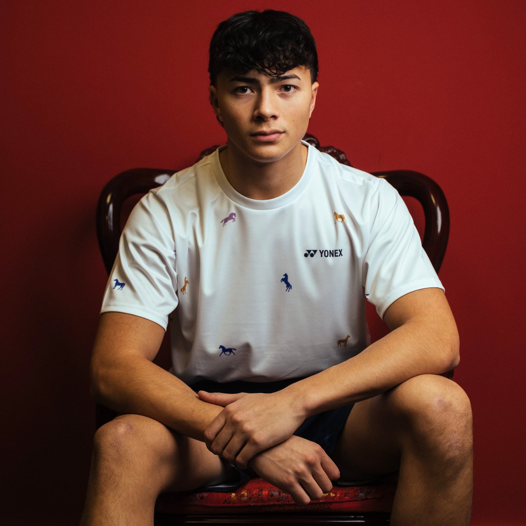 Yonex Midnight Parade – Men’s Performance Shirt (Ink Blue) Yonex CNY2026 TT C Men Clothing Yonex