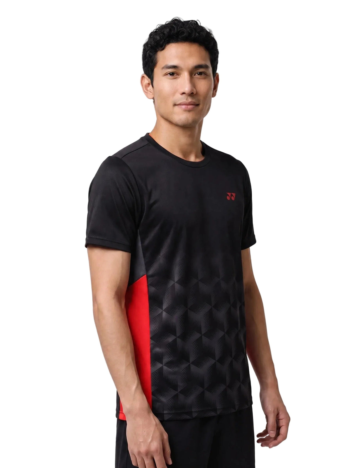 Yonex YTM12 V2 Men T-Shirt - Black Clothing Yonex