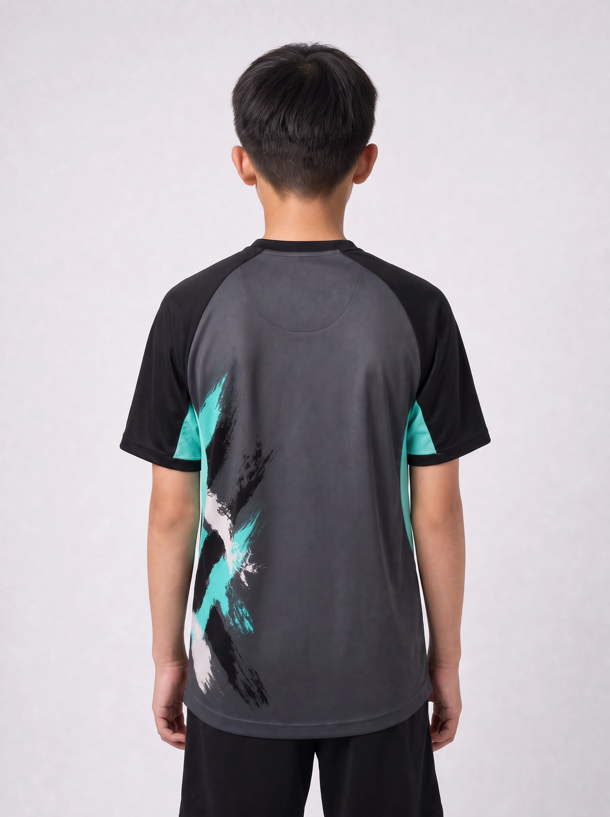 Yonex YTJ13 Junior T-Shirt, Storm, back view